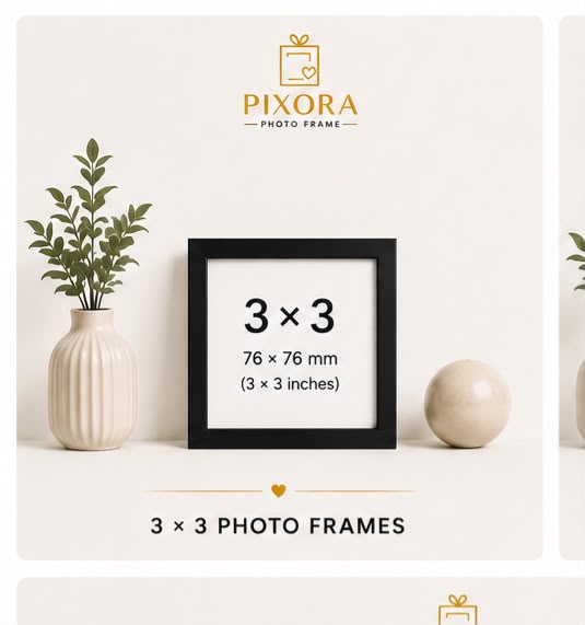 3×3 Photo Frames